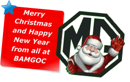 Merry Christmas and Happy New Year from all at BAMGOC